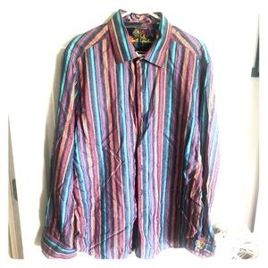 Robert Graham striped dress shirt